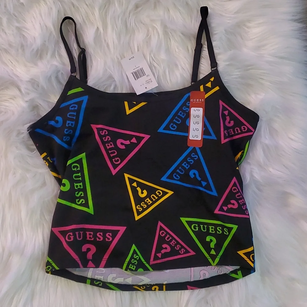 Nwt Guess Dean Tank - Picture 2 of 5